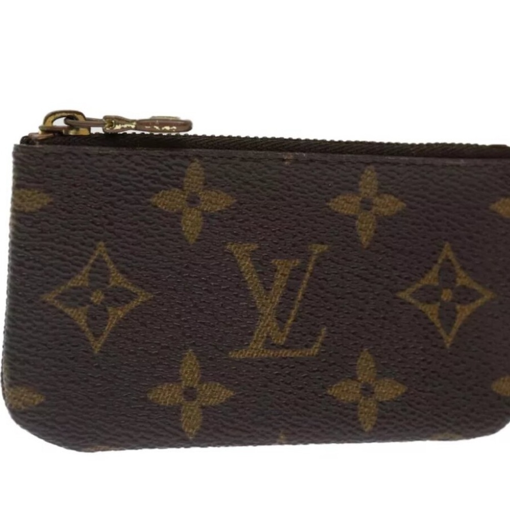Louis Vuitton Monogram Coin Purse in Brown and Gold